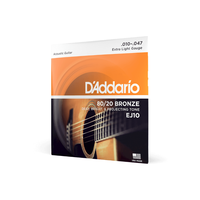 D'Addario 80/20 Bronze Acoustic Guitar String