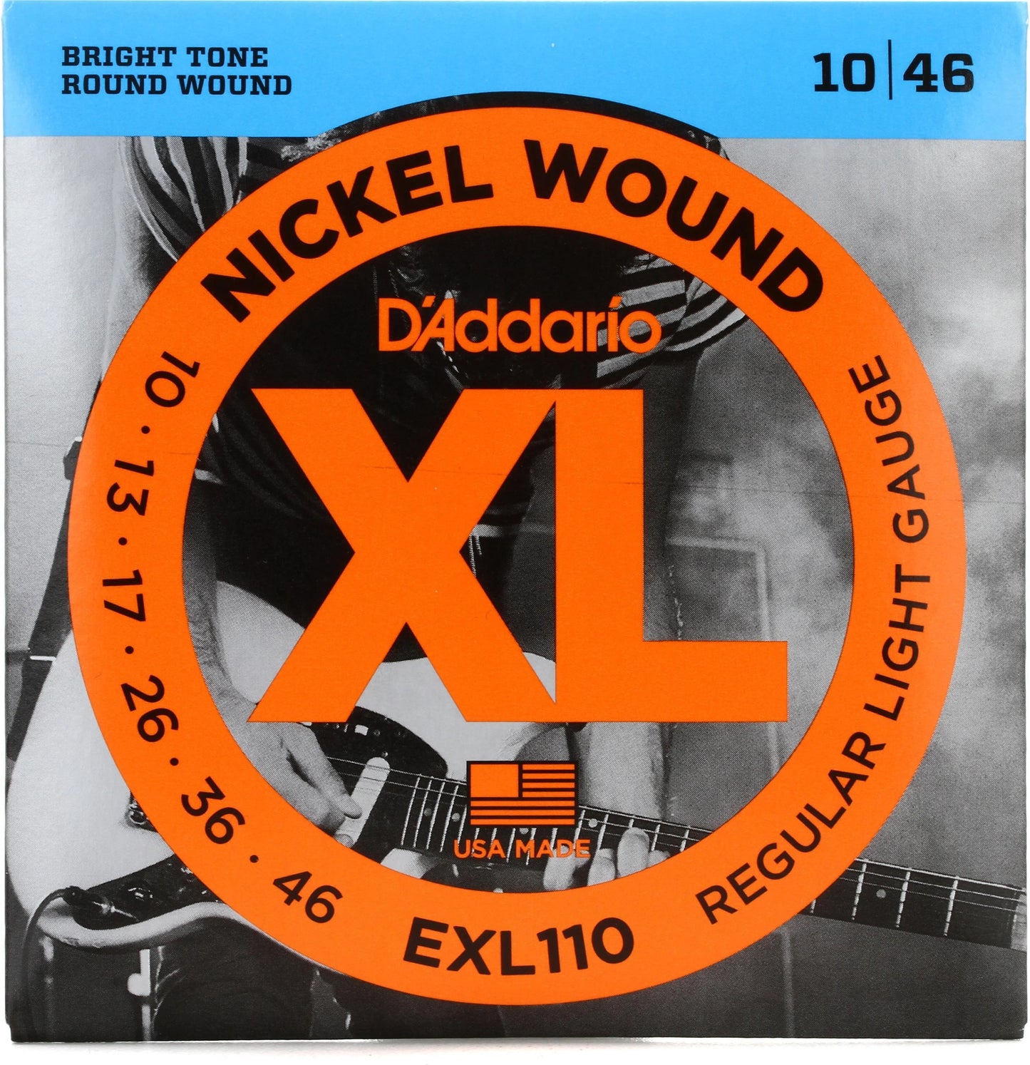 D'Addario Nickel Wound Electric Guitar Strings