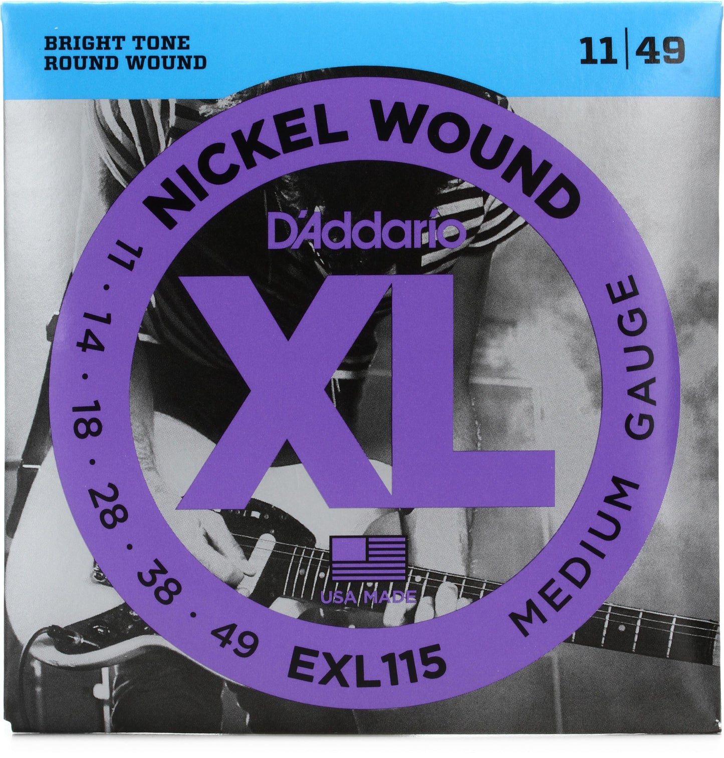 D'Addario Nickel Wound Electric Guitar Strings