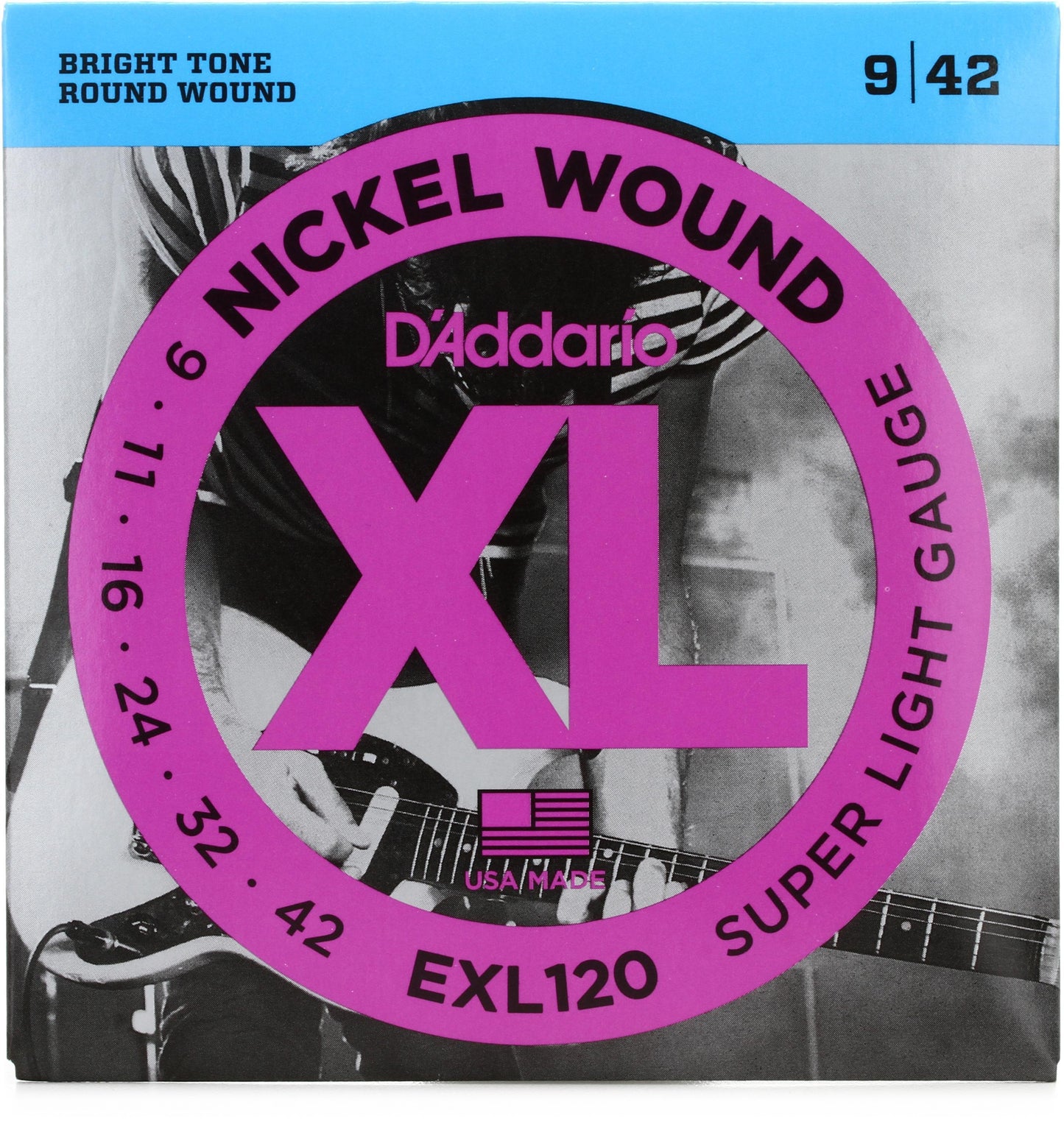 D'Addario Nickel Wound Electric Guitar Strings