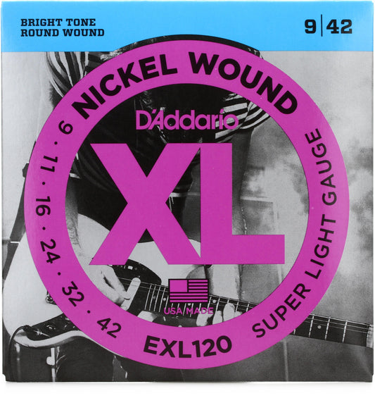 D'Addario Nickel Wound Electric Guitar Strings