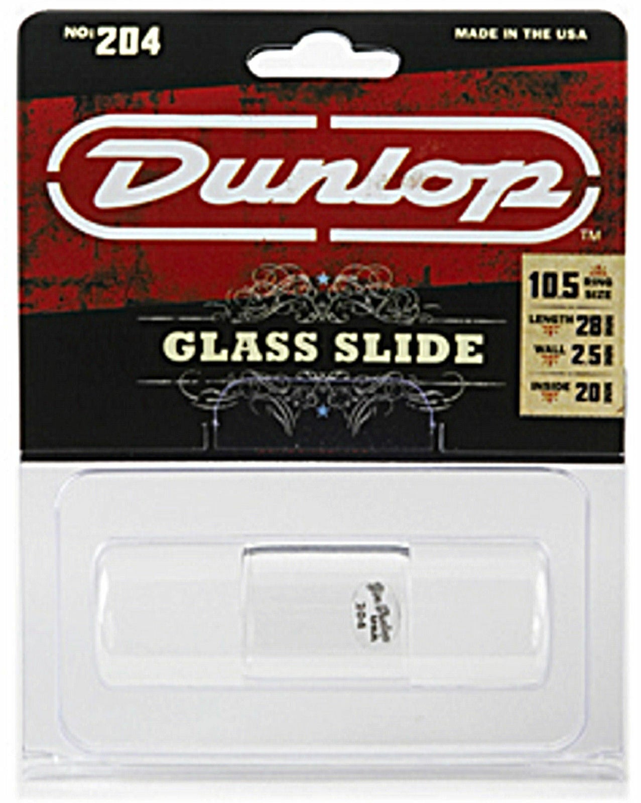 Dunlop Glass Knuckle Slide (Ring Size 10.5)