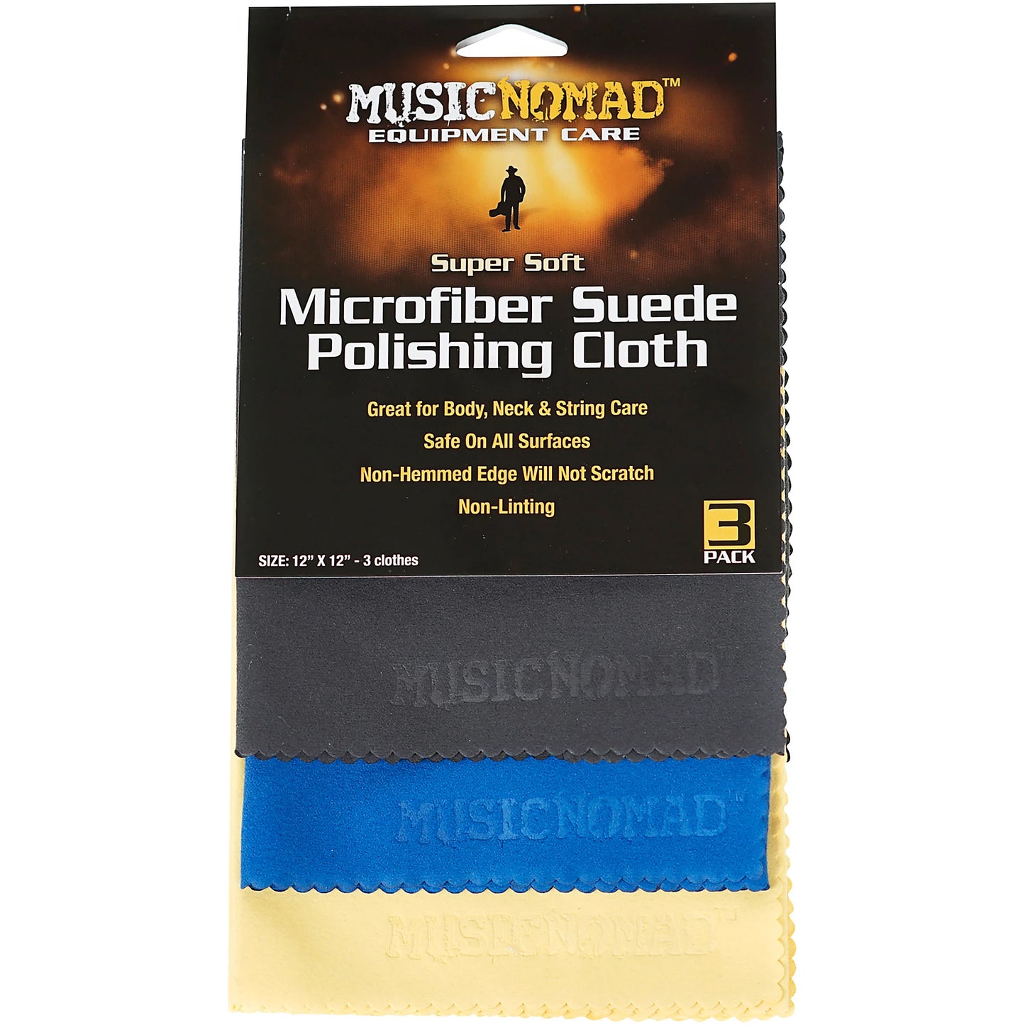 Music Nomad Cleaning Cloths (3 Pack)